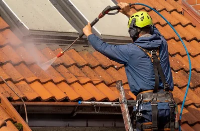 Démoussage et hydrofuge de toiture à Olley